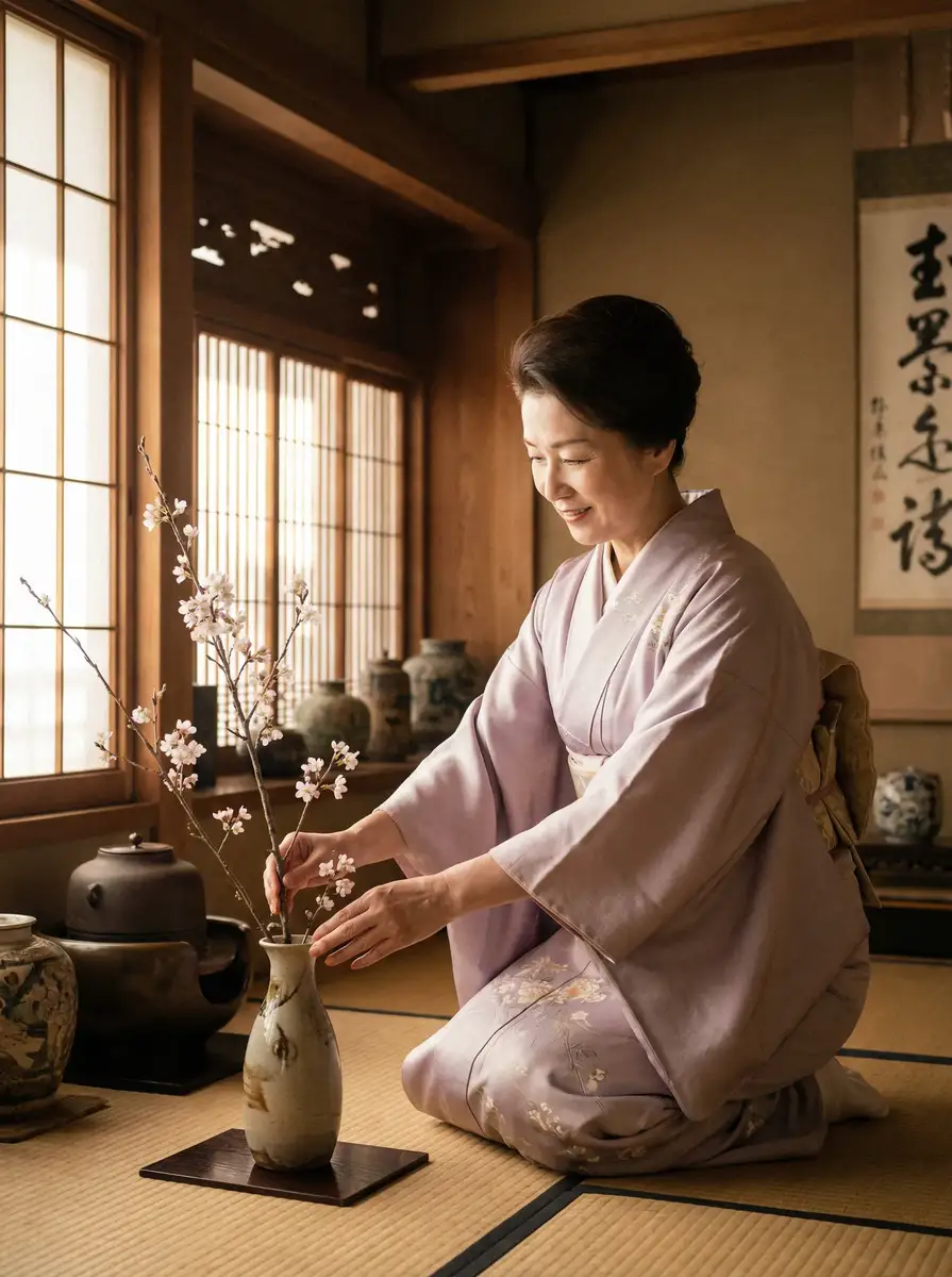 一位优雅的 人妻小说 - 人妻小说最新地址 | 极品人妻小说资源站 在和室中插花